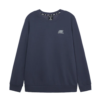 Skechers Crewneck Soft Stretch Long-Sleeve Sweatshirt Unisex Odyssey Gray L424U169-026R