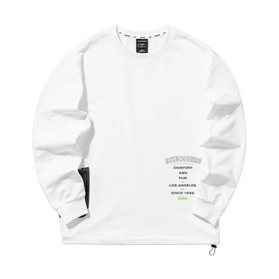 Skechers Crewneck Sweatshirt with Logo Print Long Sleeve L121U139