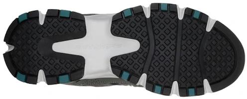 Shop Skechers Crossbar 舒適 透氣輕便 低筒 跑步鞋 男款 灰
