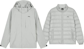 Skechers Cube Series 3-in-1 Waterproof Windproof Grey Down Jacket L424M143-00MV Skechers Cube Series 3-in-1 Waterproof Windproof Grey Down Jacket L424M143-00MV