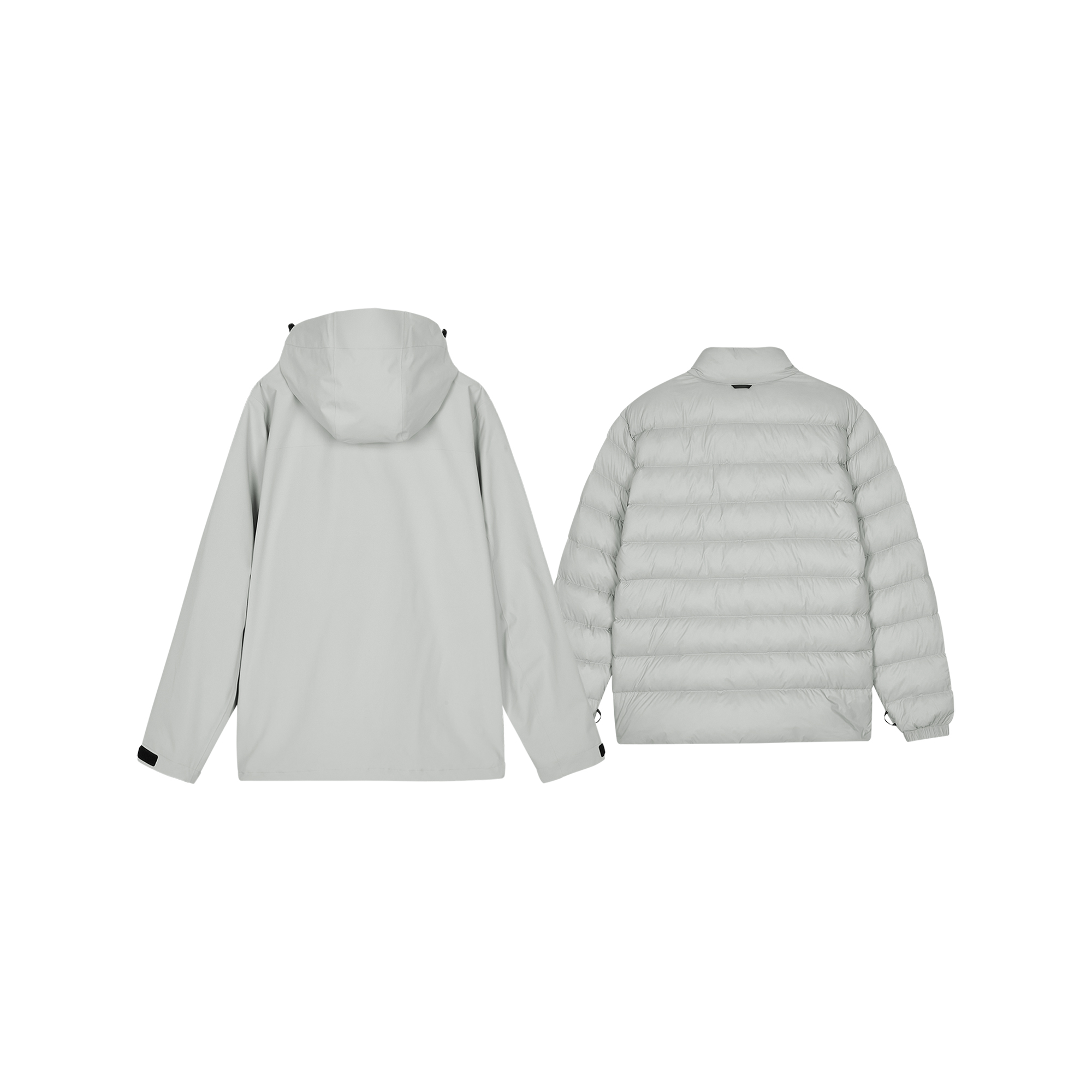 Skechers Cube Series 3-in-1 Waterproof Windproof Grey Down Jacket L424M143-00MV 圖 4