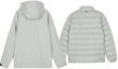 Shop Skechers Cube Series 3-in-1 Waterproof Windproof Grey Down Jacket L424M143-00MV