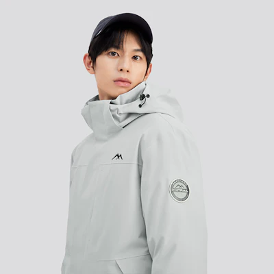 Skechers Cube Series 3-in-1 Waterproof Windproof Grey Down Jacket L424M143-00MV Cheap Skechers Cube Series 3-in-1 Waterproof Windproof Grey Down Jacket L424M143-00MV
