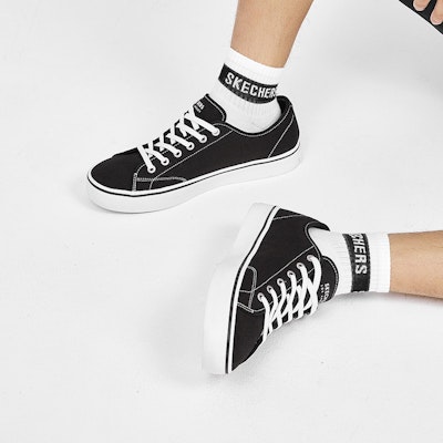 Skechers Cupsole 1 Low Kasut Sneaker Hitam 666067-BLK Cheap Skechers Cupsole 1 Low Kasut Sneaker Hitam 666067-BLK