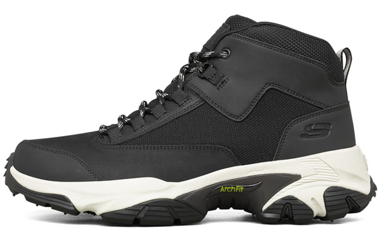 Skechers D Lite Arch Fit Phantom Black 237110-BLK