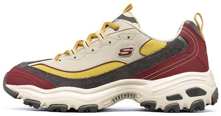 Skechers D'Lites 1.0 Low-Top Running Shoes White/Yellow/Red 237153-NTMT Buy Skechers D'Lites 1.0 Low-Top Running Shoes White/Yellow/Red 237153-NTMT
