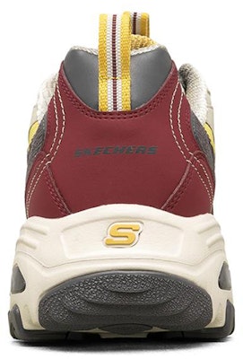 Skechers D'Lites 1.0 Low-Top Running Shoes White/Yellow/Red 237153-NTMT Shop Skechers D'Lites 1.0 Low-Top Running Shoes White/Yellow/Red 237153-NTMT