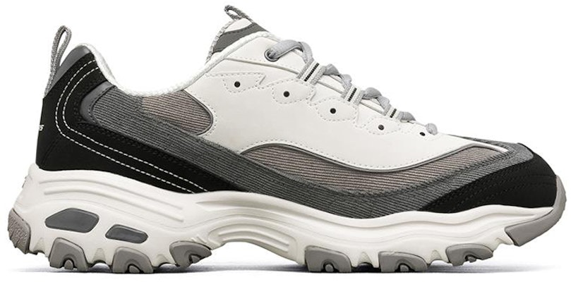 Skechers D'Lites 1.0 Sepatu Lari Low-Top Hitam/Abu-Abu 237153-BKGY Order Skechers D'Lites 1.0 Sepatu Lari Low-Top Hitam/Abu-Abu 237153-BKGY