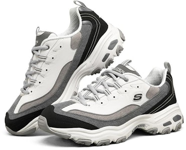 スケッチャーズ D'Lites 1.0 ローカット 黒/灰 237153-BKGY Lookbook スケッチャーズ D'Lites 1.0 ローカット 黒/灰 237153-BKGY