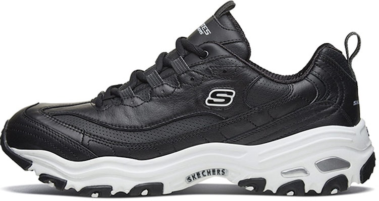 Skechers D Lites 1.0 Low-Top Daddy Shoes Black 51888-BKW Buy Skechers D Lites 1.0 Low-Top Daddy Shoes Black 51888-BKW