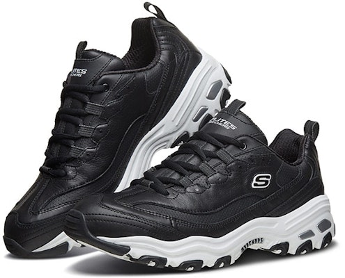 Skechers D Lites 1.0 Kasut Daddy Low-Top Hitam 51888-BKW Lookbook Skechers D Lites 1.0 Kasut Daddy Low-Top Hitam 51888-BKW
