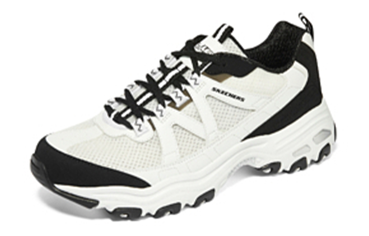 Lookbook Skechers DLites 1.0 'Hitam Putih' 894093-WBK