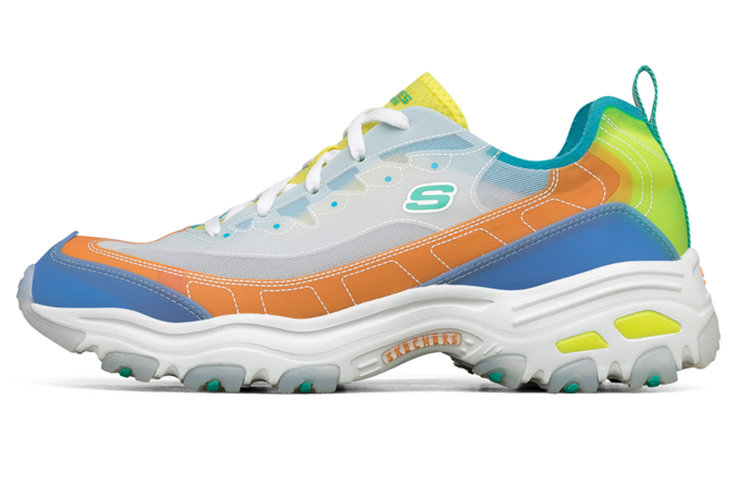 Skechers D'Lites 1.0 'Blue Orange White'