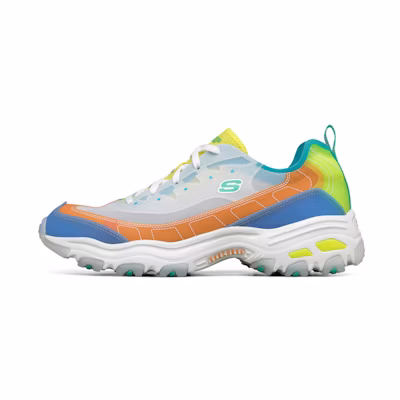 Skechers D'Lites 1.0 'Blue Orange White'
