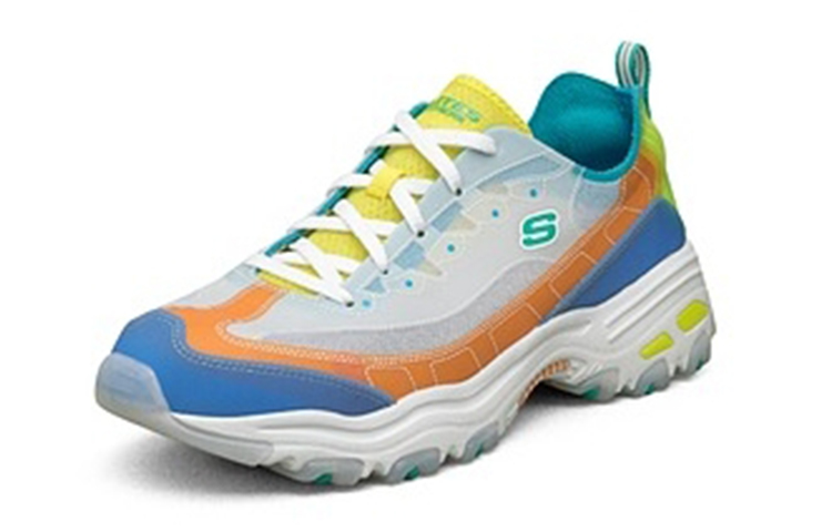 Skechers D'Lites 1.0 'Blue Orange White' 圖 3