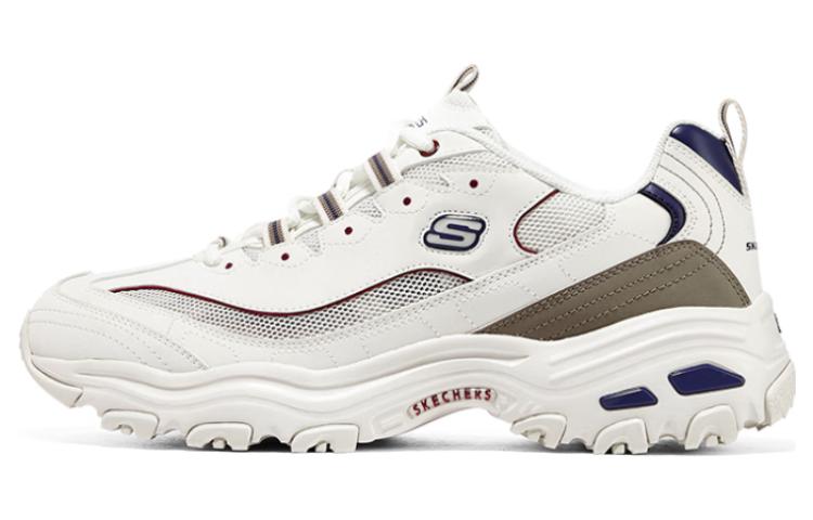 Buy Skechers D‘LITES 1.0 透氣黑白金 防滑耐磨 低筒 爸爸鞋 男款 白褐