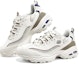 Shop Skechers D‘LITES 1.0 透氣黑白金 防滑耐磨 低筒 爸爸鞋 男款 白褐