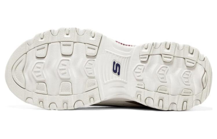 Details for Skechers D‘LITES 1.0 透氣黑白金 防滑耐磨 低筒 爸爸鞋 男款 白褐