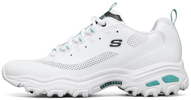 Skechers D Lites 1.0 Sepatu Lari Rendah Putih/Hijau 888014-WGR Buy Skechers D Lites 1.0 Sepatu Lari Rendah Putih/Hijau 888014-WGR