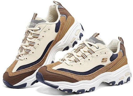 Skechers D‘LITES 1.0 奶茶熊摩卡可可 拼接增高底 低筒 爸爸鞋 男款 米棕色 Order Skechers D‘LITES 1.0 奶茶熊摩卡可可 拼接增高底 低筒 爸爸鞋 男款 米棕色