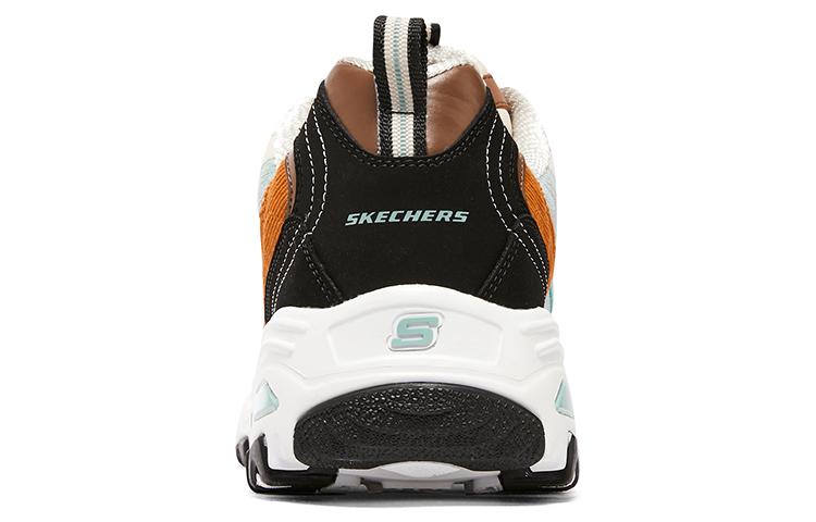 Skechers D'lites 1.0 Sneakers 'White Black Orange' 圖 5