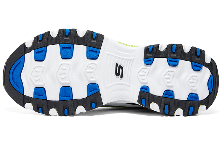Skechers D'LITES 1.0 'White Black Neon Green' 圖 5