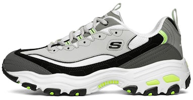 Skechers D'lites 1.0 Sport Shoes Grey/Green 52675-GYLM Skechers D'lites 1.0 Sport Shoes Grey/Green 52675-GYLM