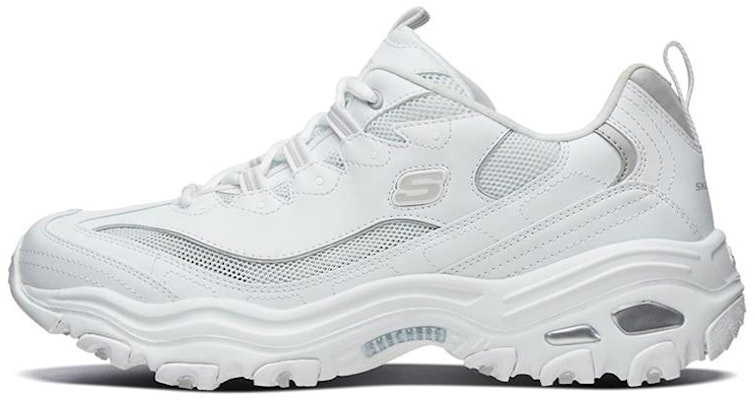 Skechers D'Lites 1.0 low Running Shoes Grey/White 666090-WLGY Buy Skechers D'Lites 1.0 low Running Shoes Grey/White 666090-WLGY