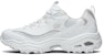 Skechers D'Lites 1.0 Kasut Lari Rendah Kelabu/Putih 666090-WLGY