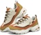 Skechers D'Lites 1.0 Kasut Lari Rendah Putih/Coklat 237153-TPNT
