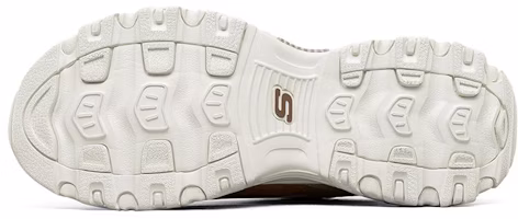 Sepatu Lari Skechers D'Lites 1.0 Low-Top Putih/Coklat 237153-TPNT Purchase Sepatu Lari Skechers D'Lites 1.0 Low-Top Putih/Coklat 237153-TPNT