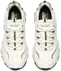 スケッチャーズ D'Lites 1.0 滑り止め快適ローカット (クリームホワイト) 894191-NTBK Lookbook スケッチャーズ D'Lites 1.0 滑り止め快適ローカット (クリームホワイト) 894191-NTBK