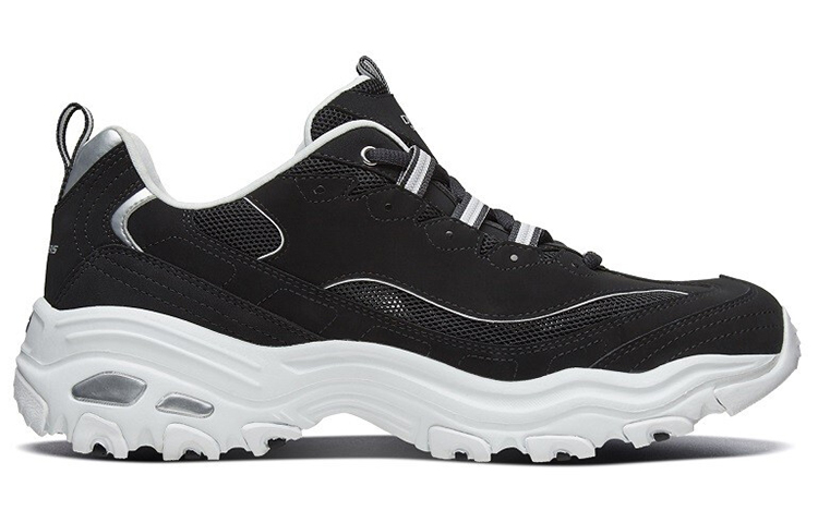 Skechers D'Lites 1.0 Low Running Shoes Black 圖 2