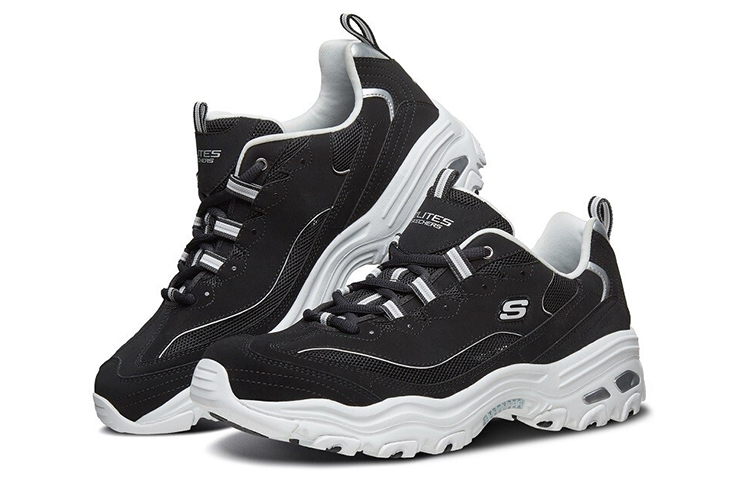 Skechers D'Lites 1.0 Low Running Shoes Black 圖 3