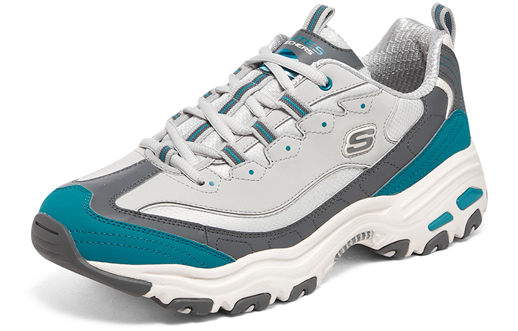 Skechers D'lites 1.0 Sneakers 'Beige Grey Blue' 圖 3