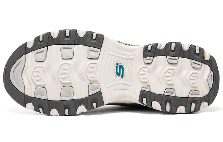 Skechers D'lites 1.0 Sneakers 'Beige Grey Blue' 圖 5