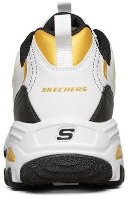 Skechers D'Lites 1.0 Sepatu Lari Putih/Hitam/Emas 894009-WBGD Shop Skechers D'Lites 1.0 Sepatu Lari Putih/Hitam/Emas 894009-WBGD