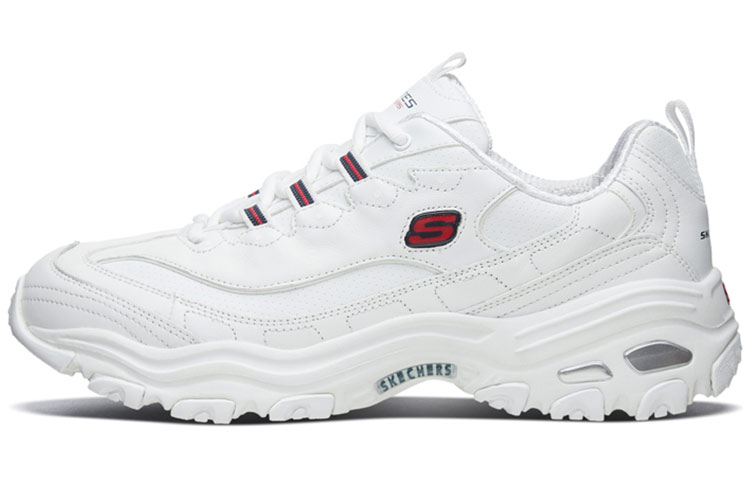 Skechers D'Lites 1.0 'White Navy Blue Red'