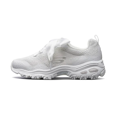 (W) Skechers D'lites 1.0 White