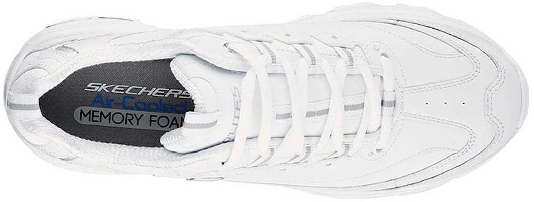 Skechers D'Lites 1.0 Low-Top Running Shoes White 52676-WHT Lookbook Skechers D'Lites 1.0 Low-Top Running Shoes White 52676-WHT
