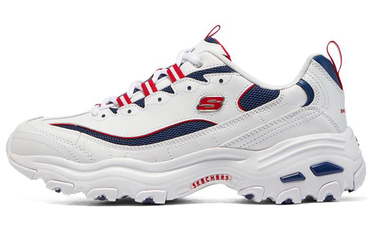Skechers DLites 1.0 'White Navy Blue Red'