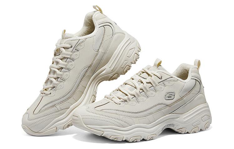Order Skechers D'Lites 1.0 Kasut Chunky 'Putih Krim' 894268-NAT