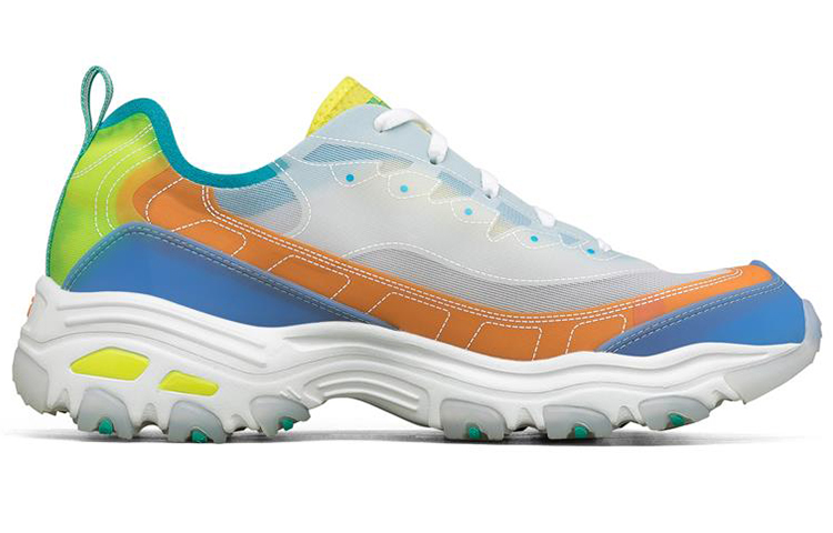Order 斯凯奇 D'Lites 1.0 多彩蓝色低帮跑步鞋 237156-BLMT
