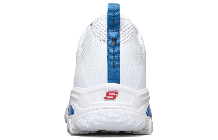 Shop Skechers D‘Lites 1.0 低筒運動鞋 白藍紅