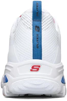 Shop Skechers D‘Lites 1.0 低筒運動鞋 白藍紅