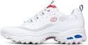 Buy Skechers D'Lites 1.0 Kasut Larian Low-Top Putih/Biru/Merah 888014-WBRD
