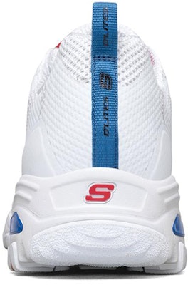 Skechers D'Lites 1.0 Low-Top Running Shoes White/Blue/Red 888014-WBRD Shop Skechers D'Lites 1.0 Low-Top Running Shoes White/Blue/Red 888014-WBRD
