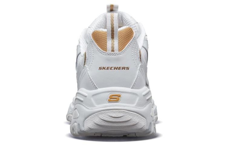 Purchase Skechers D'lites 1.0 Running Shoes White/Gold 52676-WGD