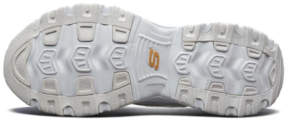 Skechers D'lites 1.0 Running Shoes White/Gold 52676-WGD Details for Skechers D'lites 1.0 Running Shoes White/Gold 52676-WGD
