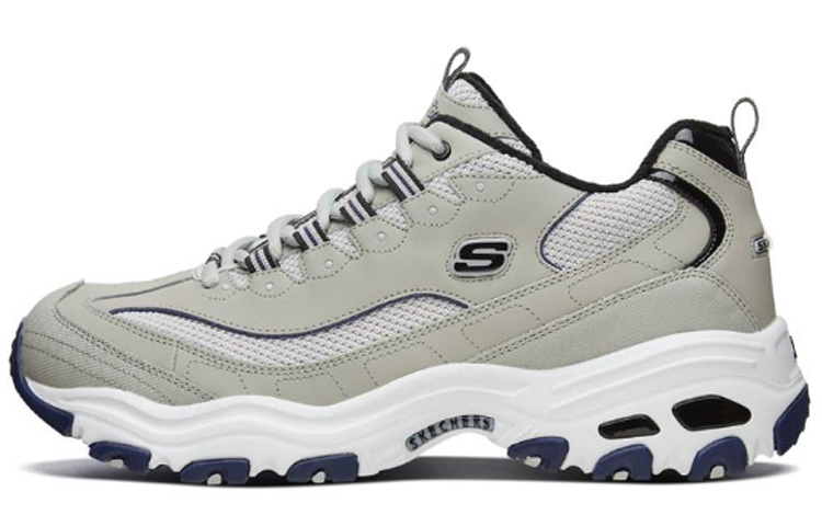 Buy Skechers D'Lites 1.0 Sports Shoes Grey/Blue 666125-GYBL